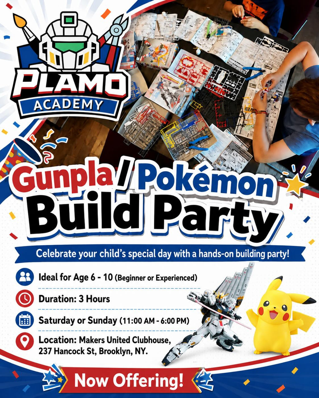 Gunpla/Pokemon Build Party