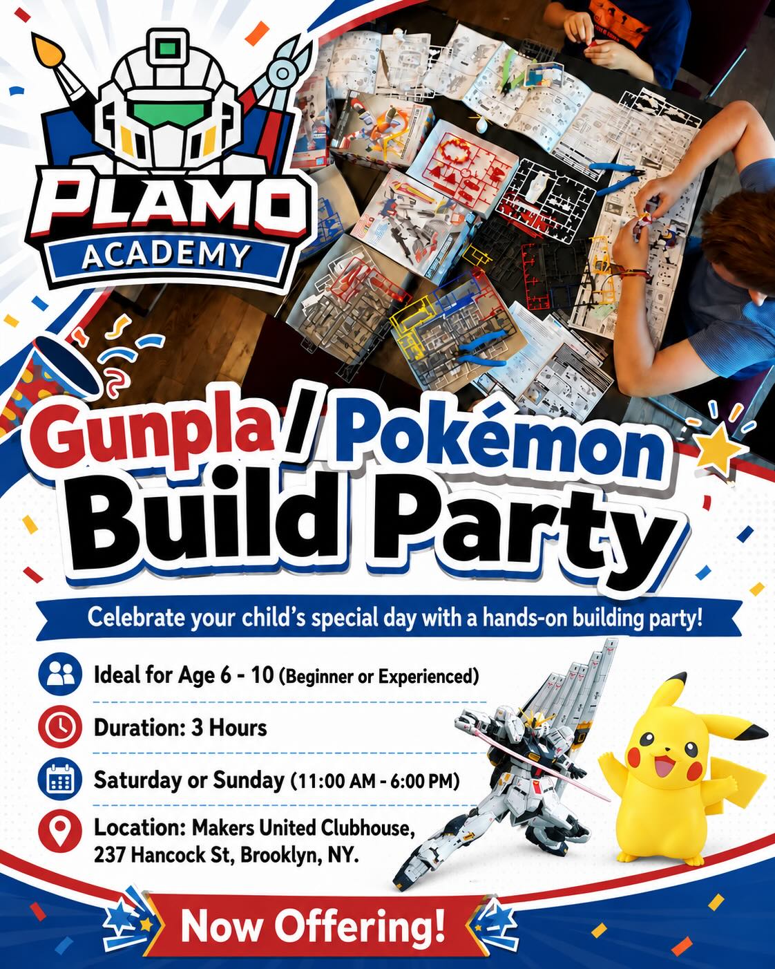 Gunpla/Pokemon Build Party