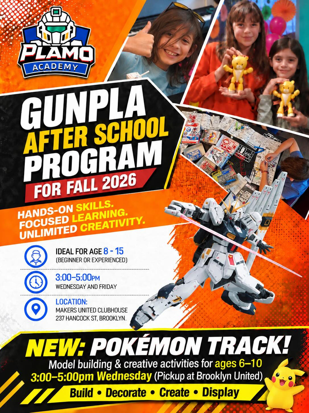 Gunpla After School Fall 2026 (Brooklyn)
